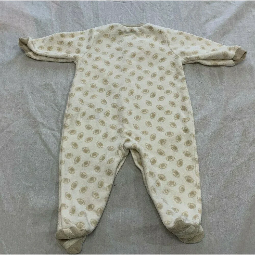CARTERS BOYS FLEECE ONE PIECE ROMPER OUTFIT SIZE 6 MONTHS